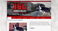 Desktop Screenshot of jlbordercollies.com